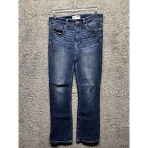 BKE Womens Jeans Size 27x31.5 (30x31.5 Meas) Parker HighRise Straight Blue Denim